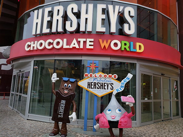 Vegas Chocolate Tour Hersheys Chocolate World