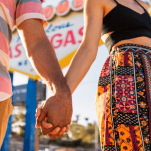 Couple in Las Vegas