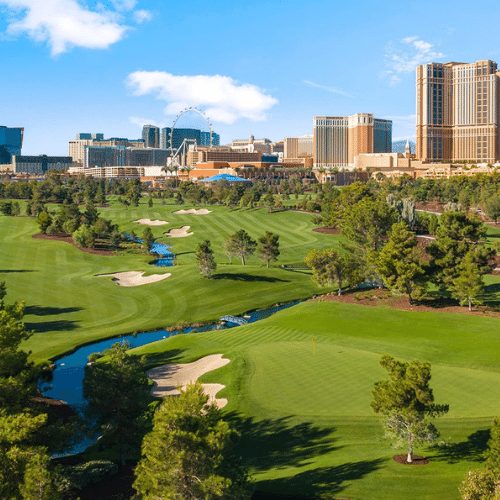This is the Wynn golf course in Las Vegas