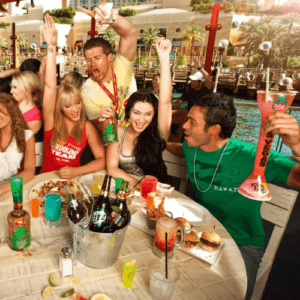 Senor Frogs Las Vegas open bar all you can drink party at Treasure Island TI