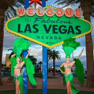 St. Patricks Day In Las Vegas. Las Vegas Sign