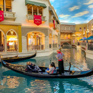 Gondolas at the venetian
