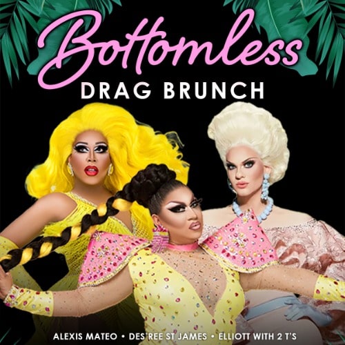 The garden bottomless drag brunch Las Vegas discount ticket coupon