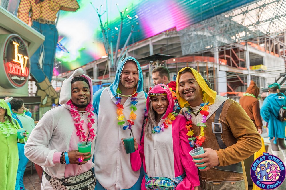 great onesie bar crawl las vegas drinksgiving 2022