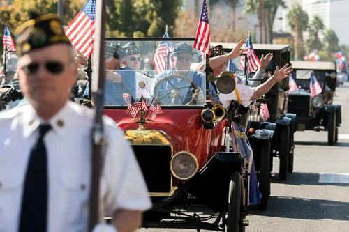 Veteran's Day Parade in Las Vegas