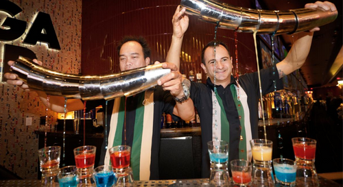 flair bartenders las vegas circa