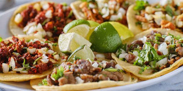 Mexican style tacos