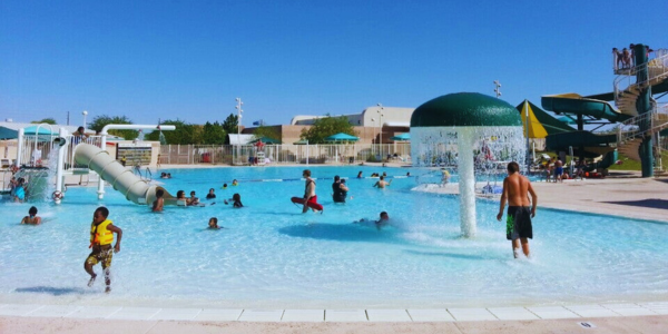 The Silver Mesa swimming pool in Las Vegas