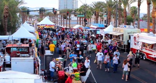 first friday arts district downtown Las Vegas food trucks