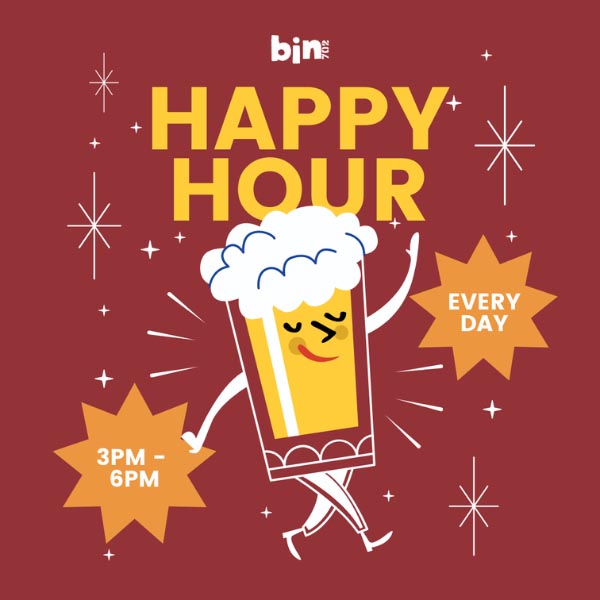 BIN 702 happy hour Las Vegas