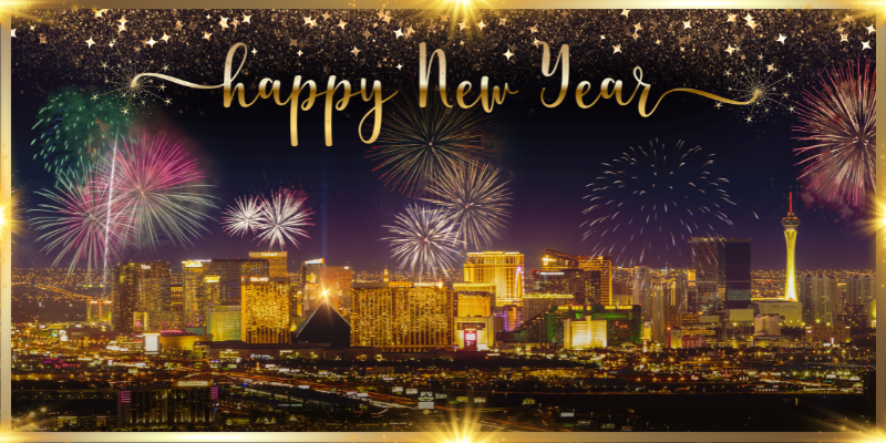 happy new year las vegas