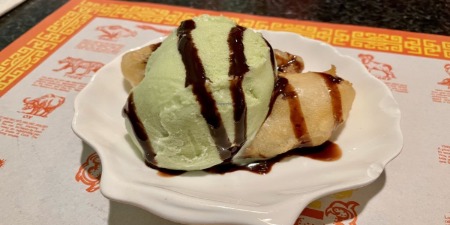 vegan ice cream at Chef Kenny's Vegan Dim Sum