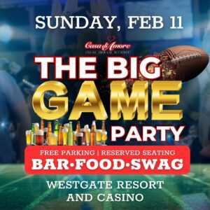 BIG GAME PARTY LAS VEGAS