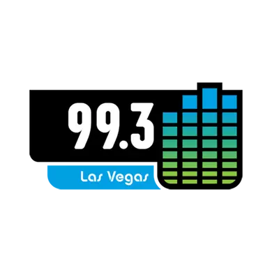 Logo for 99.3 Spanish language radio station in Las Vegas