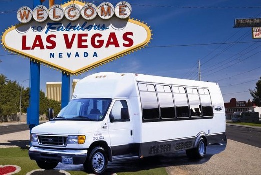 A free Las Vegas Airport Shuttle is driving to LAS Reid Airport