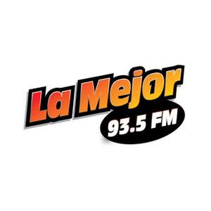 Logo for La Mejor 93.5 Las Vegas radio station en espanol
