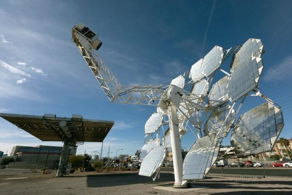 A view of the Solar Site at the Center for Energy Research (CER) at the University of Nevada, Las Vegas