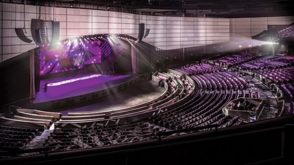 This is a picture of the Bakkt Theater at Planet Hollywood in Las Vegas
