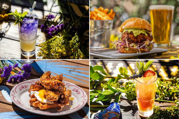 Park on fremont bruch food menu collage las vegas