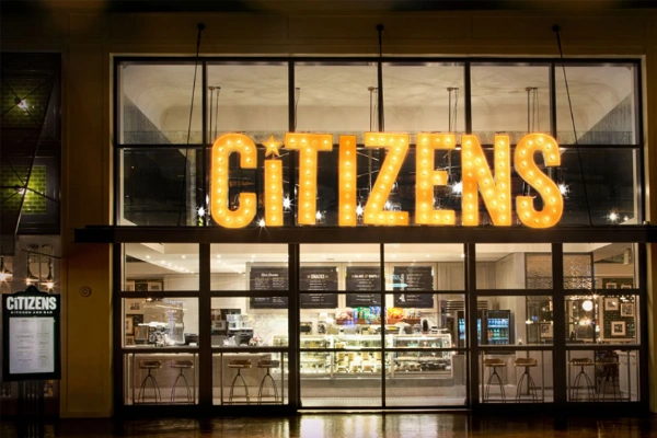 This is the entrance to Citizens Kitchen Bar at Mandalay Bay in Las Vegas