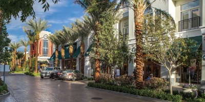 This is a picture of the main street at The District at Green Valley Ranch