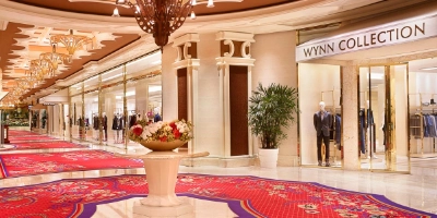This is The Esplanade shopping district at the Wynn Las Vegas
