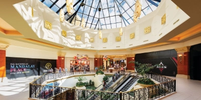 This is The Shoppes at Mandalay Place in Las Vegas at Mandalay Bay