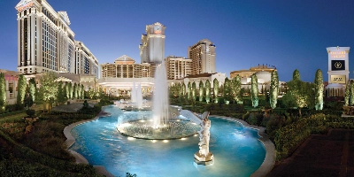 Caesars Palace Las Vegas fountain view