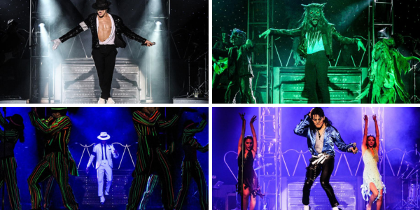 MJ LIVE Las Vegas show collage