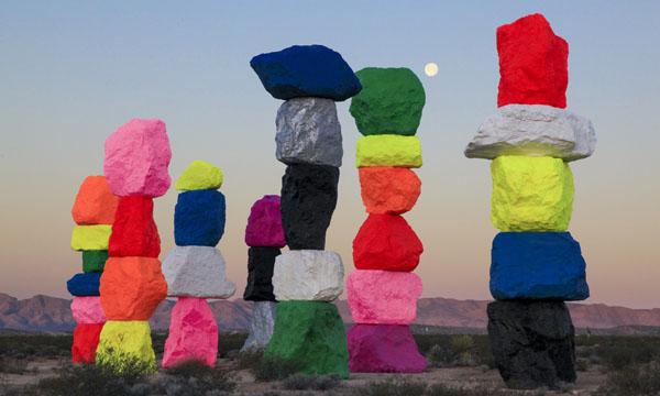 Seven Magic Mountains Nevada