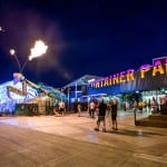 fire breathing praying mantis container park